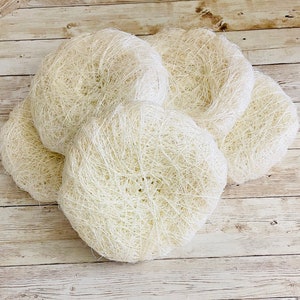 Estropajo De Ixtle Mexicano Ixtle Scourer Body Scrub 100% Natural Fibers