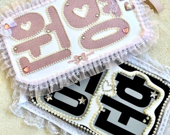 Custom 3 Dimension-looking Name Board | Kpop Name Board | Concert