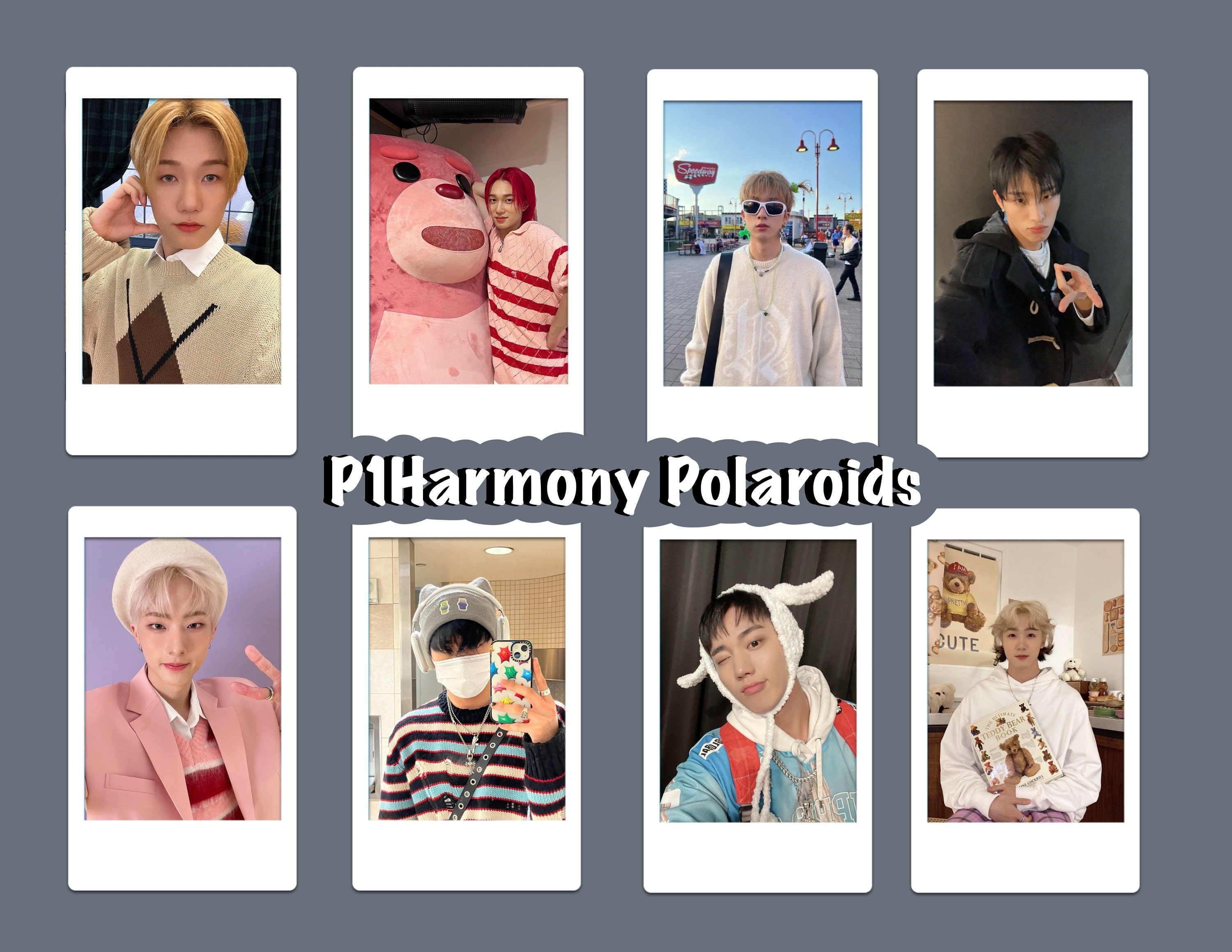 P1Harmony ジョンソプ ポラ チェキ P1harmony Polaroid - Etsy