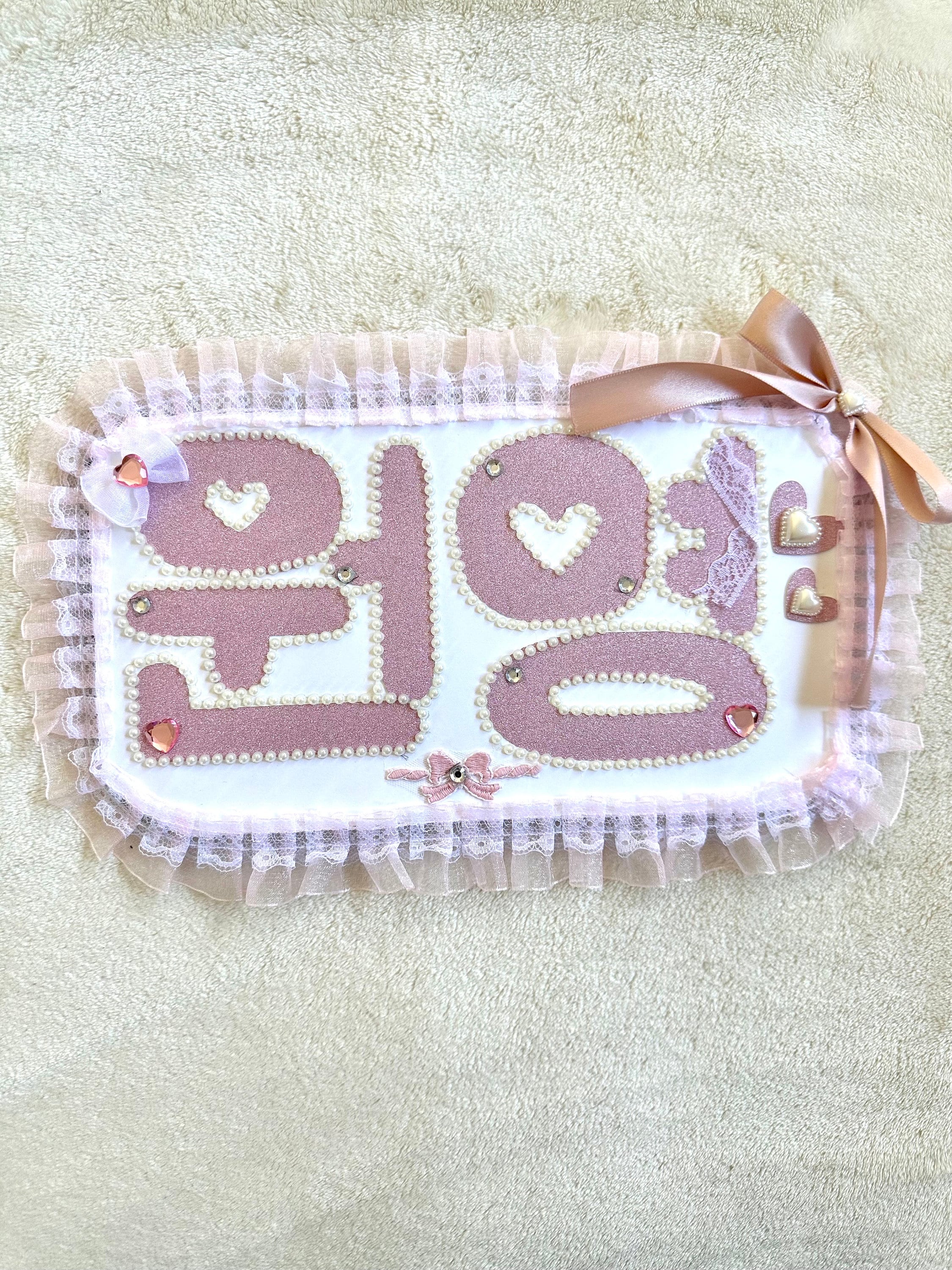 ⊹✮༞ ぷっくり ネームボード オーダー ネムボ 文字パネル KCON ༞✮⊹ ⊹✮༞ ぷっくり ネームボード オーダー ネムボ 文字パネル KCON