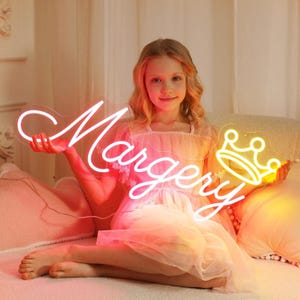 Custom Neon Sign,Name Neon Sign,Home Wall Decor,Kids Room Decor,Kid&#39;s Room Decor,Gift for Her,Personalized Gift,Neon Sign,Neon Sign Bedroom