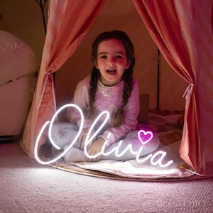 Custom Name Neon Sign For Kids,Kids Room Decor,Last Name Neon Sign,Neon Sign,Neon Bedroom Sign,Neon  Custom Sign,Birthday Gift,Gift for Kids