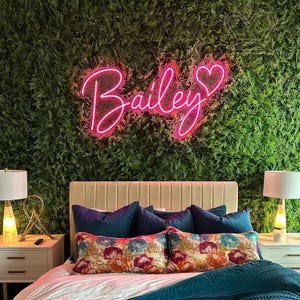 Custom Neon Sign,Aesthetic Room Decor,Last Name Neon Sign,Birthday Gift,Neon Sign Light,Neon Bedroom Sign,Neon Sign Bar,Neon Light Up Sign