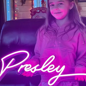 Insegna al neon personalizzata, insegna al neon con cognome, insegna al neon a LED, insegna al neon luminosa, insegna al neon per camera da letto, insegna al neon per bar, insegna per matrimonio, regalo di compleanno, regalo per lei