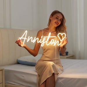 Custom Name Neon Sign,Last Name Neon Sign,Neon Sign,Neon Bedroom Sign,Birthday Gift,Gift for her,Kids Name Sign,Dorm Neon Sign,Custom Sign