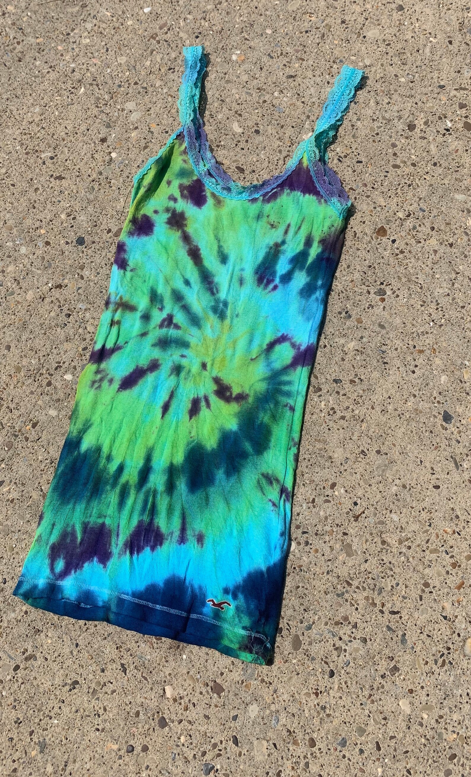 Womens tie dyed tank top Etsy