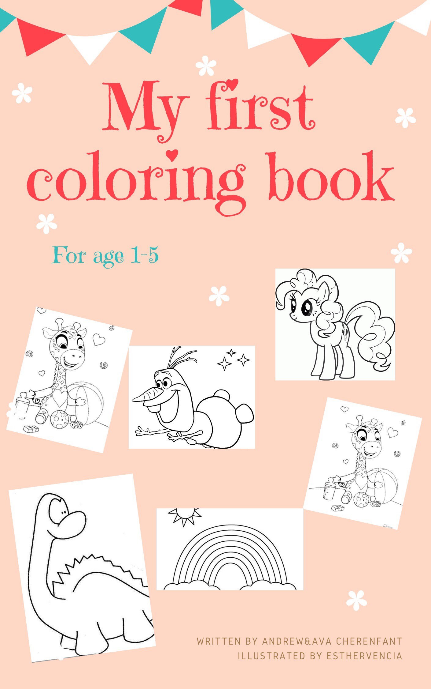 My First Coloring Book Etsy