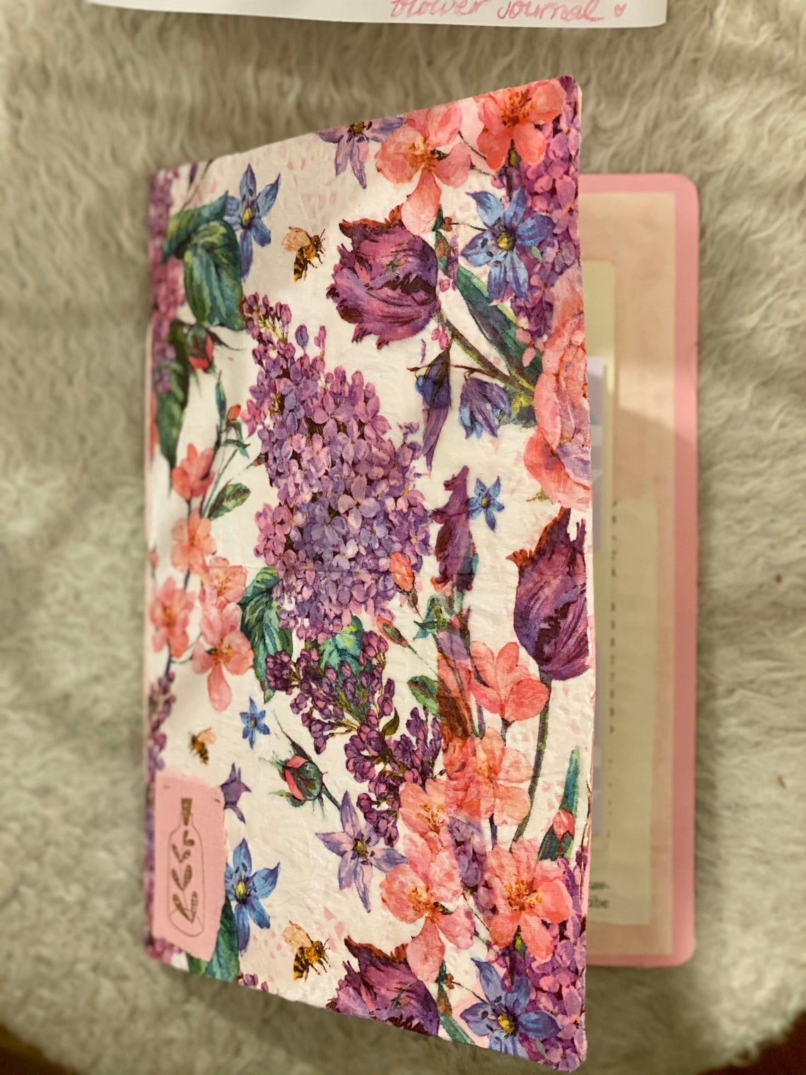 Flower Journals hand stitched including preloved recycled Etsy