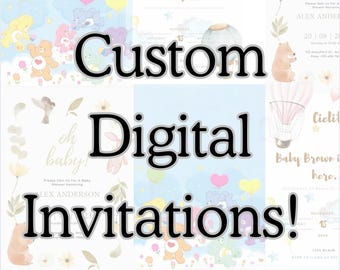 Custom Digital Invitation-Detailed