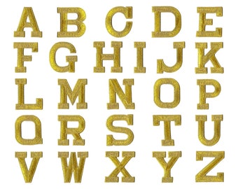 Gestickter Buchstaben-Aufnäher zum Aufbügeln – 5,1 cm