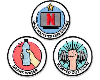 Merit-badgepatchsets | Opstrijken, naaien of lijmen op kleding, uniformen, hoeden, rugzakken, jassen en meer! 3 patches per set - GRATIS VERZENDING
