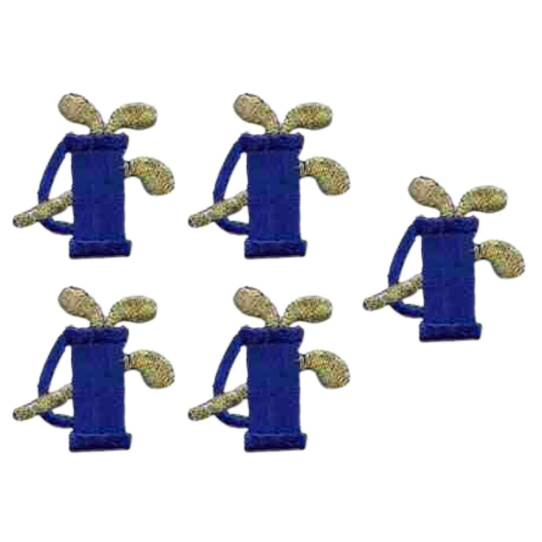 Golf Bag Patches 5pack Golf Embroidered Iron on Patch Etsy