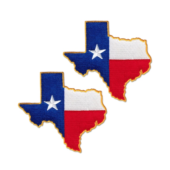 Toppe Ricamate Bandiera Dello Stato Del Texas Non Pasticcio Con La - Foto 11
