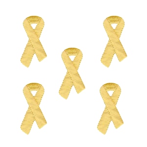 Yellow Cancer Ribbon, Yellow Awareness Ribbons - Celebrate Prints