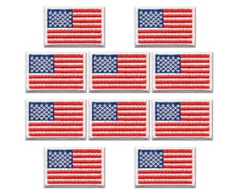 American Flag Patch (Right hand version) - 2 x 3