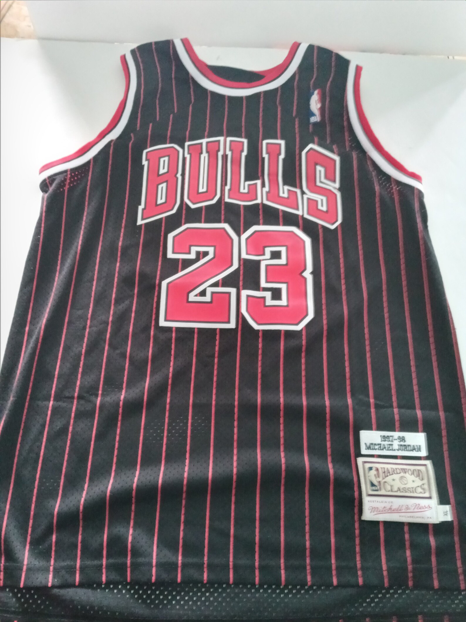 Michael Jordan Chicago Bulls alternate jersey signed with | Etsy