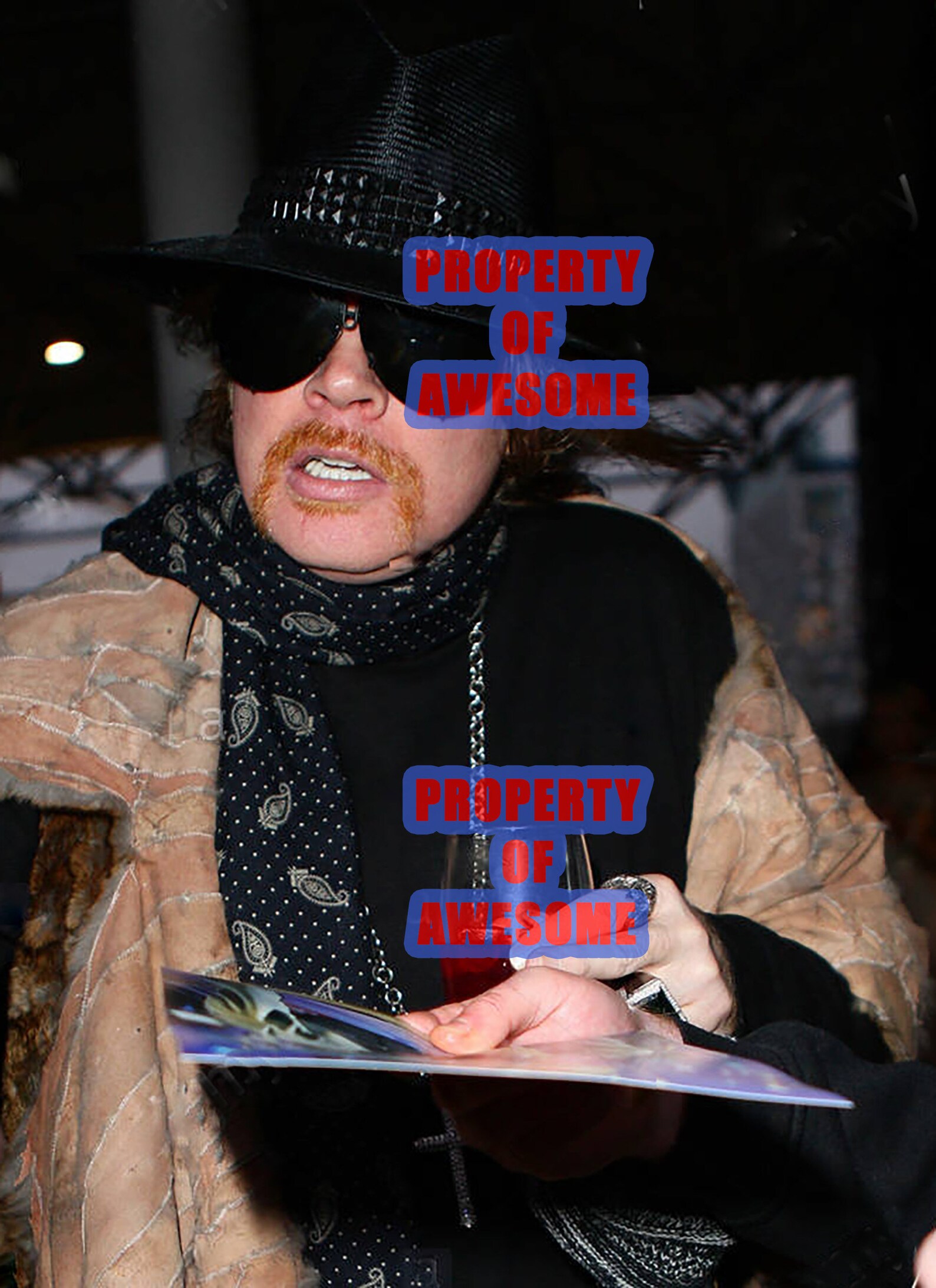 Axl Rose of Guns and Roses signed microphone Etsy