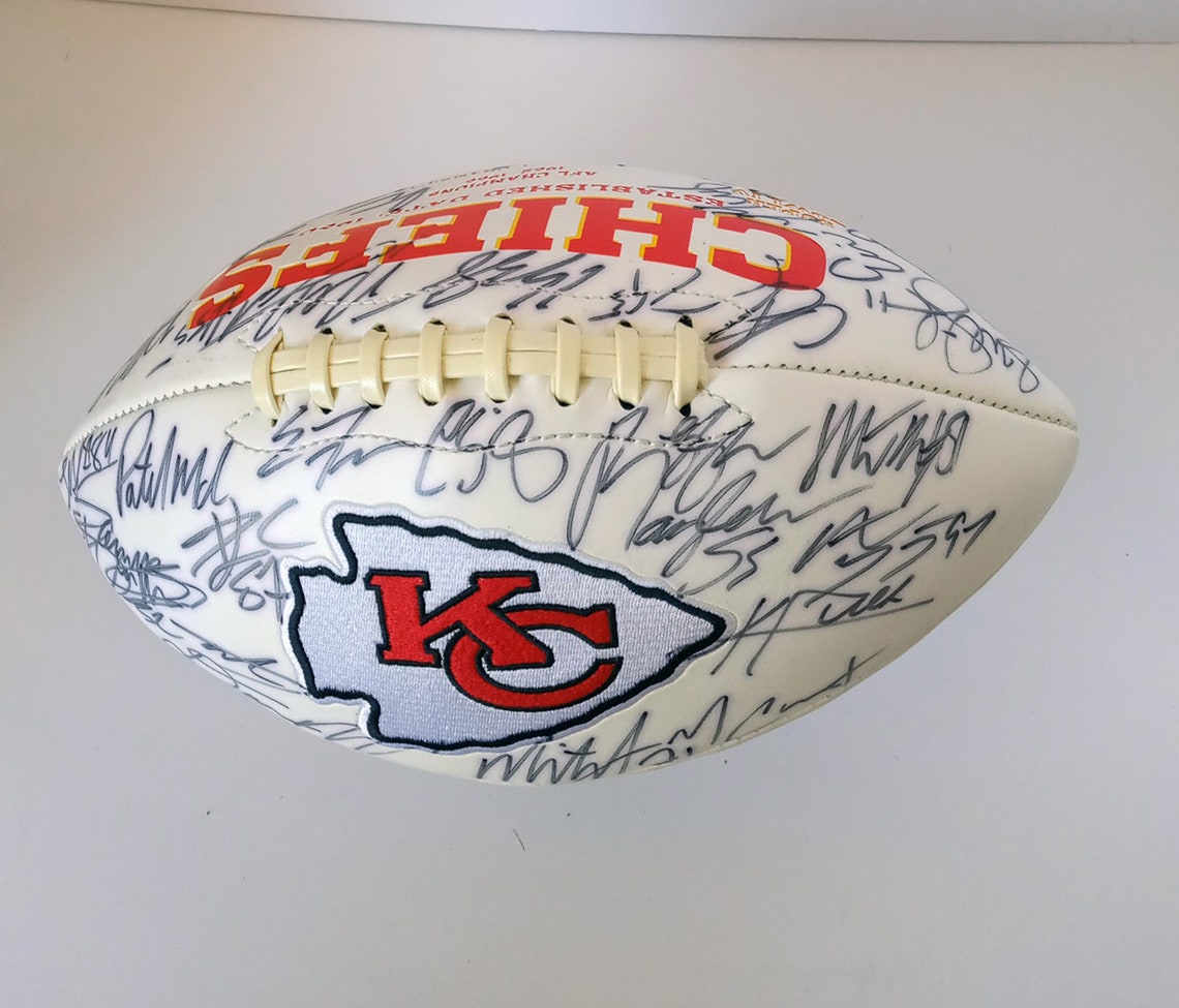 Kansas City Chiefs Patrick Mahomes Tyreek Hill team signed Etsy
