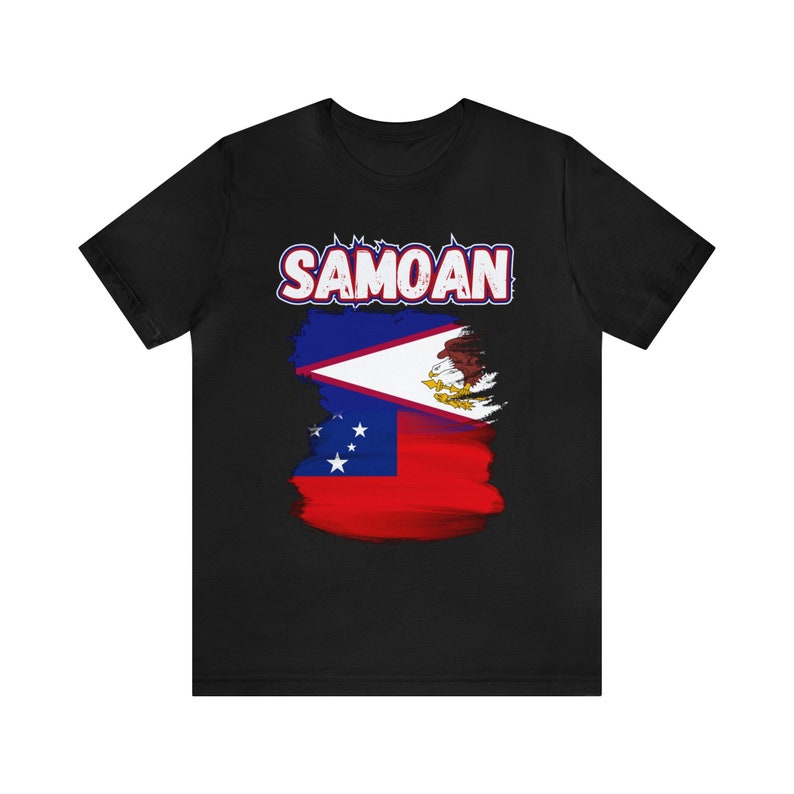 Samoa United American Samoan Flags Polynesian Pacific Islander T-shirt ...