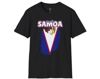 American Samoa Flag T-Shirt, Samoan Pride Clothing