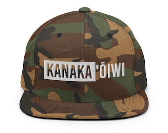 Kanaka &#39;Ōiwi Native Hawaiian Polynesian Pacific Island Snapback Hat