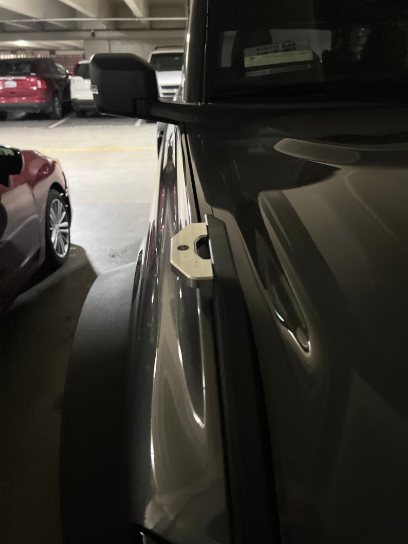 2021 Ford Bronco Fender Flag Mount CNC Billet Aluminum BLACK ANODIZED