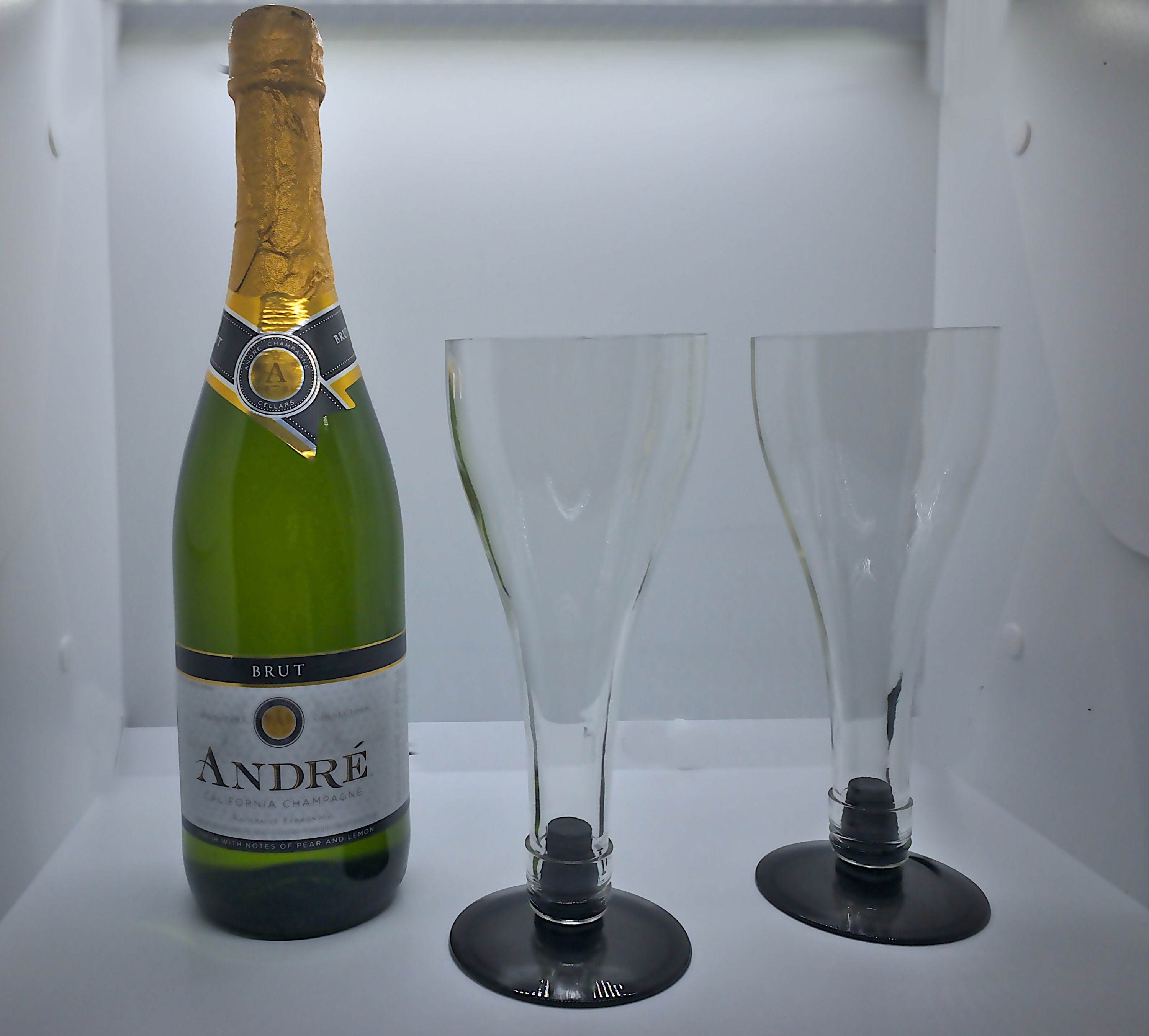 Glass Cut Wine Bottle Wine Glasses Gift Set of 2 Drink Etsy