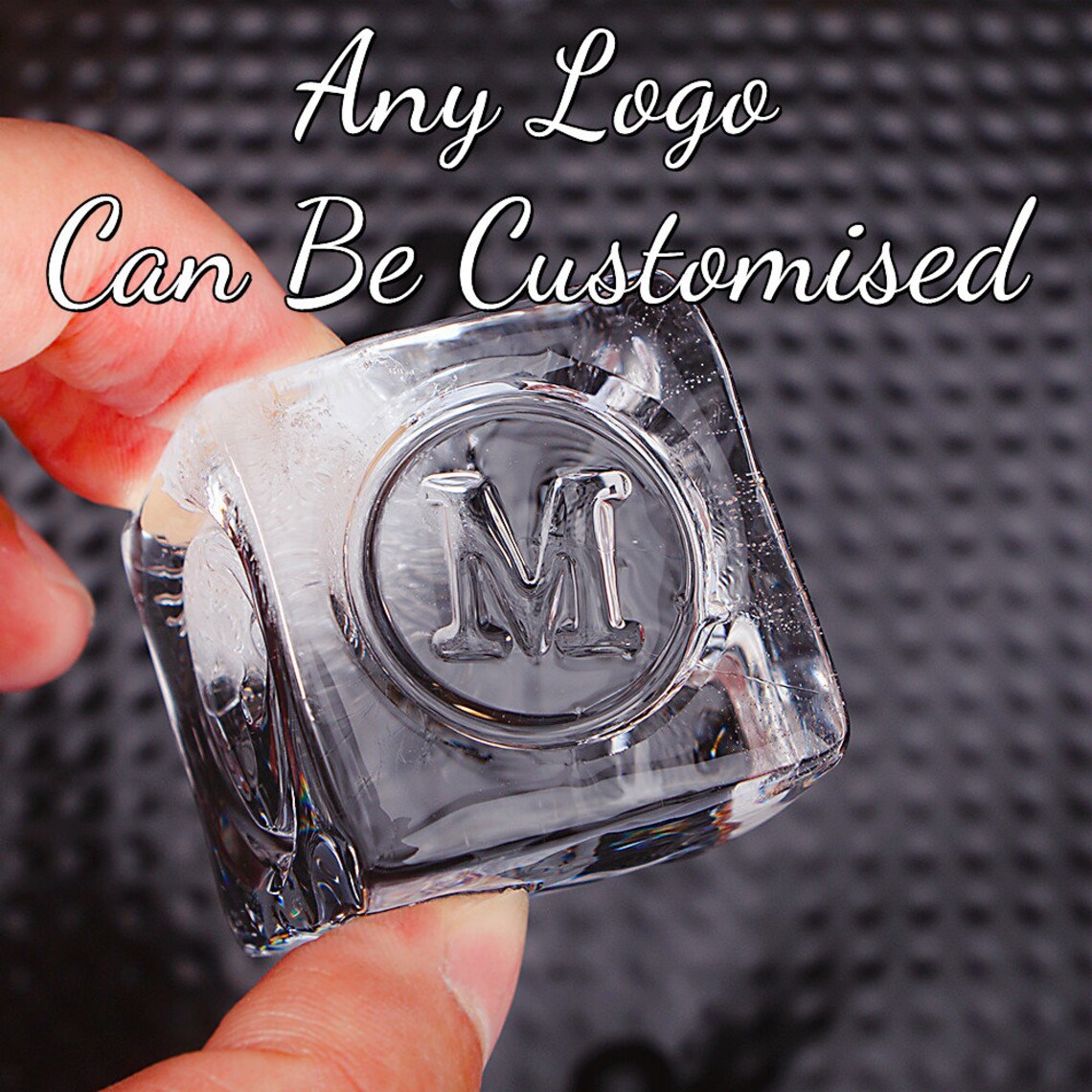 Ice Cube Stamp Custom Custom Ice Cube Stamp Custom Business Etsy