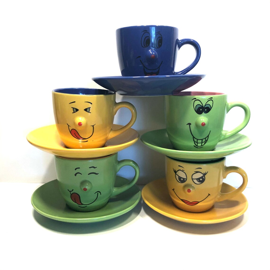 Fun tea cups. Sold separately Etsy