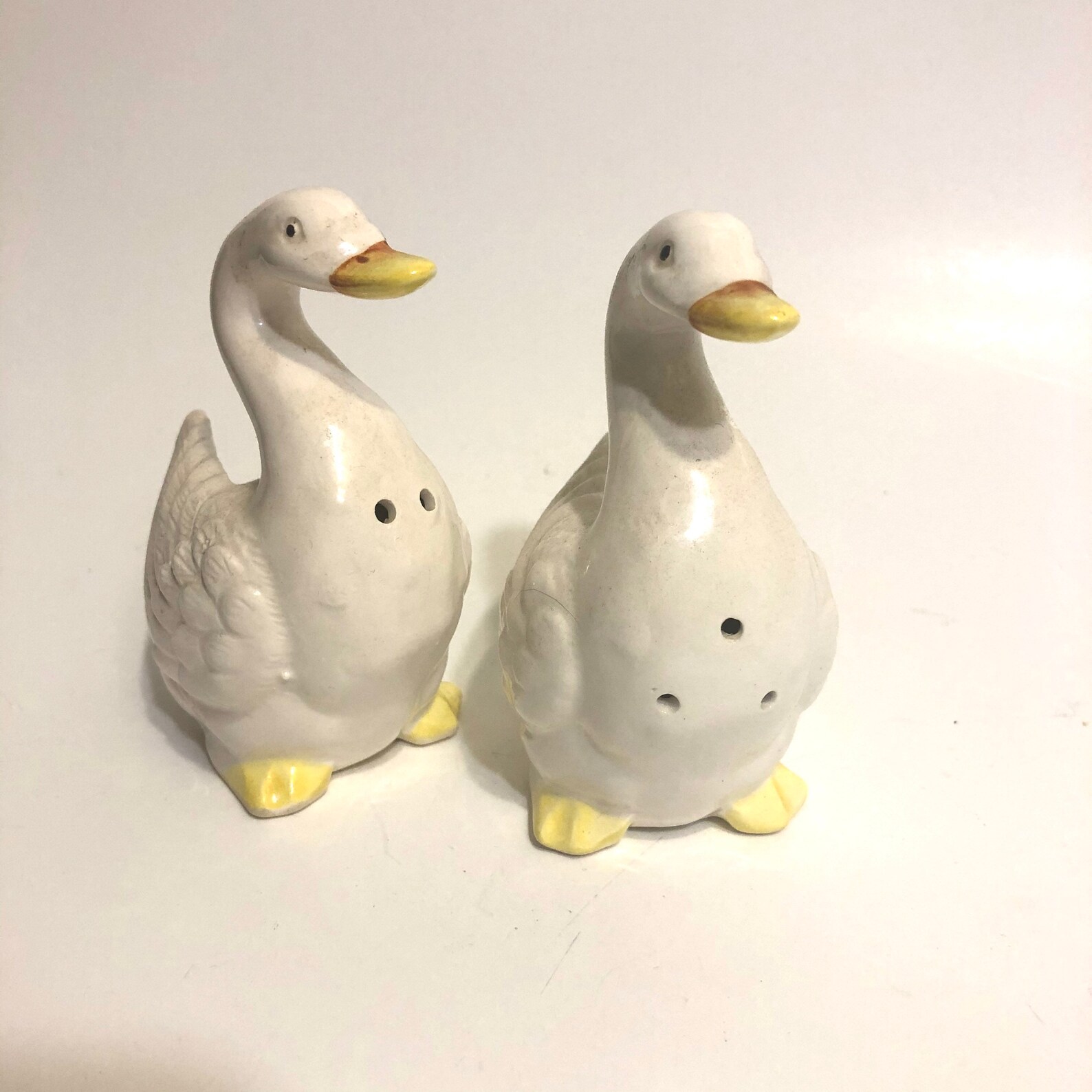 Vintage geese salt and pepper shakers Etsy