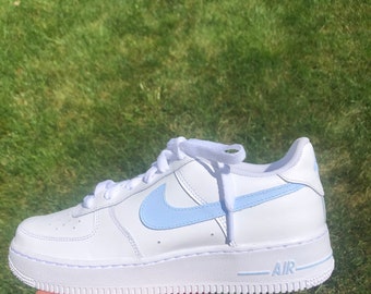 sky blue air force ones