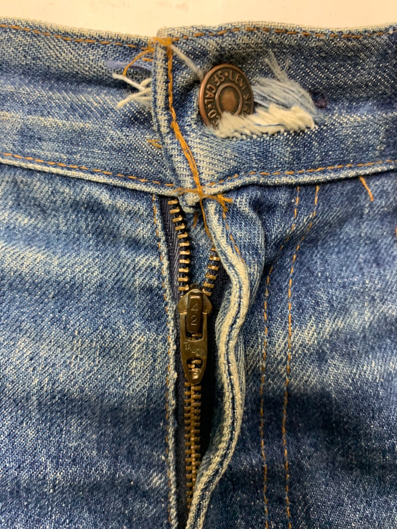 Vintage 1970s Levi\u2019s Orange Tab Flared Jeans 32 x 34