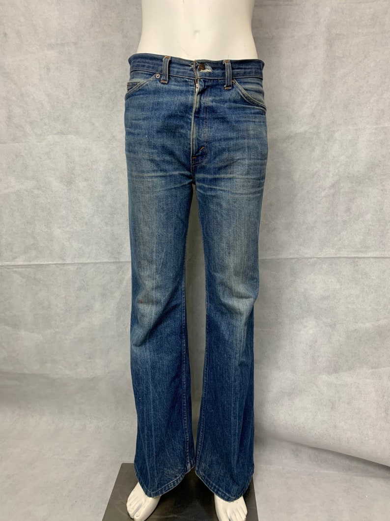 Vintage 1970s Levi\u2019s Orange Tab Flared Jeans 32 x 34