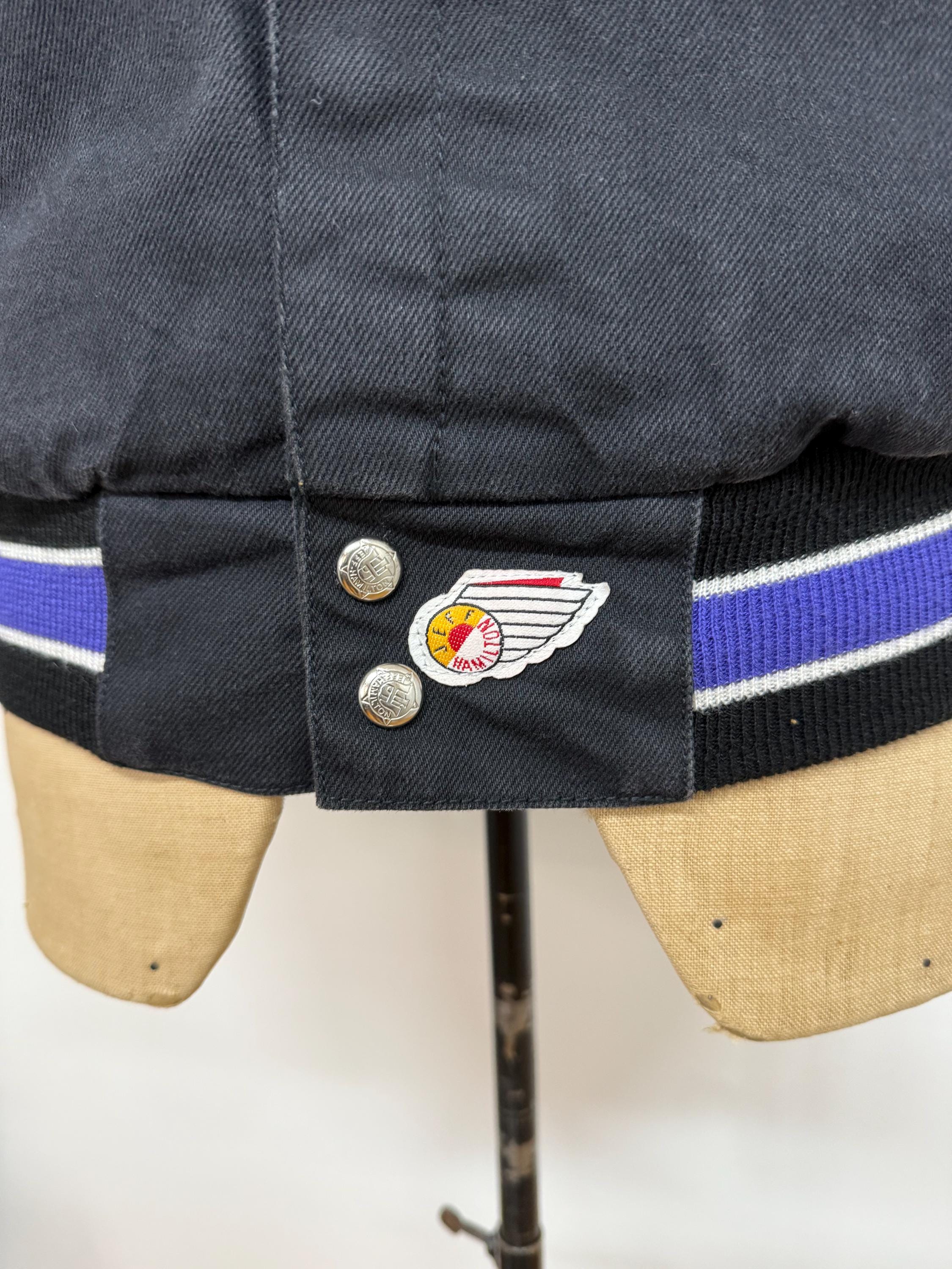 【超希少】ジェフハミルトン　ルーニーテューンズ　スタジャン　リバーシブル　レザー Vintage 1992 Looney Tunes Leather Varsity Jacket - Jeff Hamilton