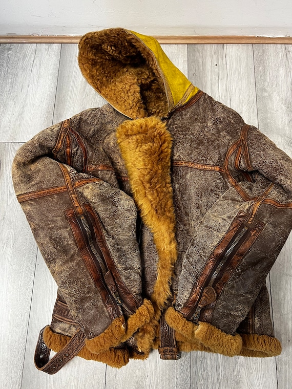 1940s イギリス軍　RAF coastal command jacket WW2 British RAF Coastal Command Irvin Sheepskin Flight