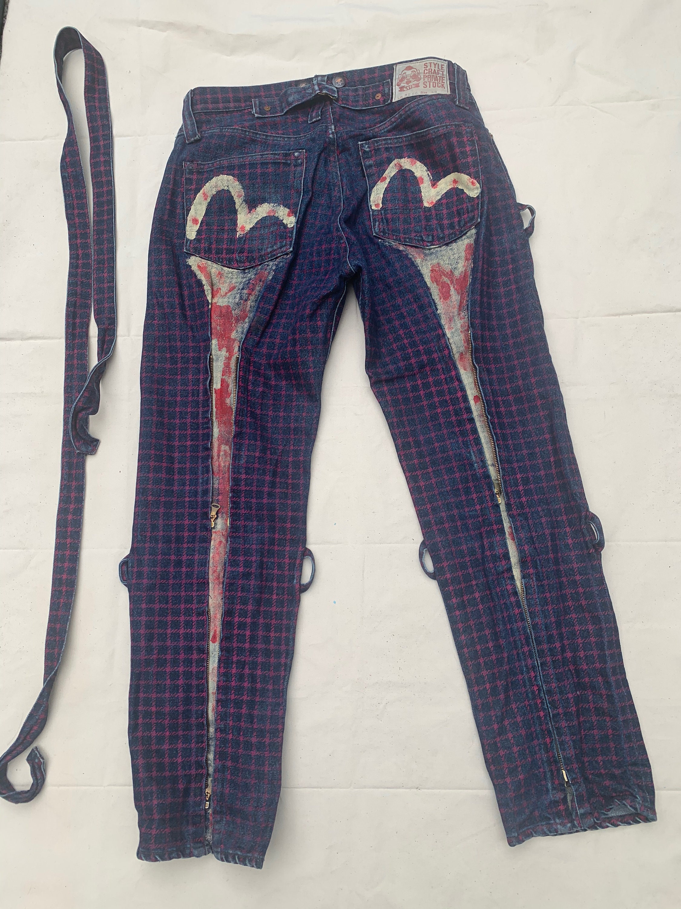 RM Williams Longhorn Jeans Pants Mens 34 R straight leg Denim Blue