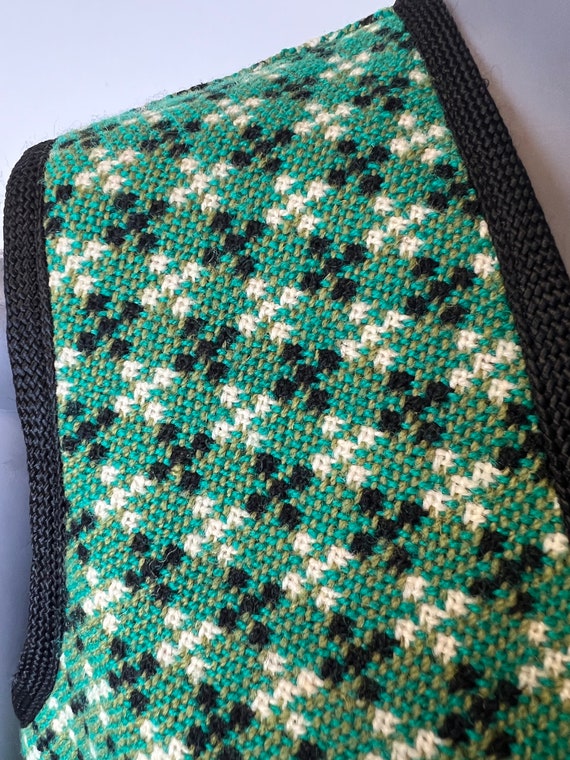 1960s Ladies, Welsh Wool Tapestry, Waistcoat/gilet Gem