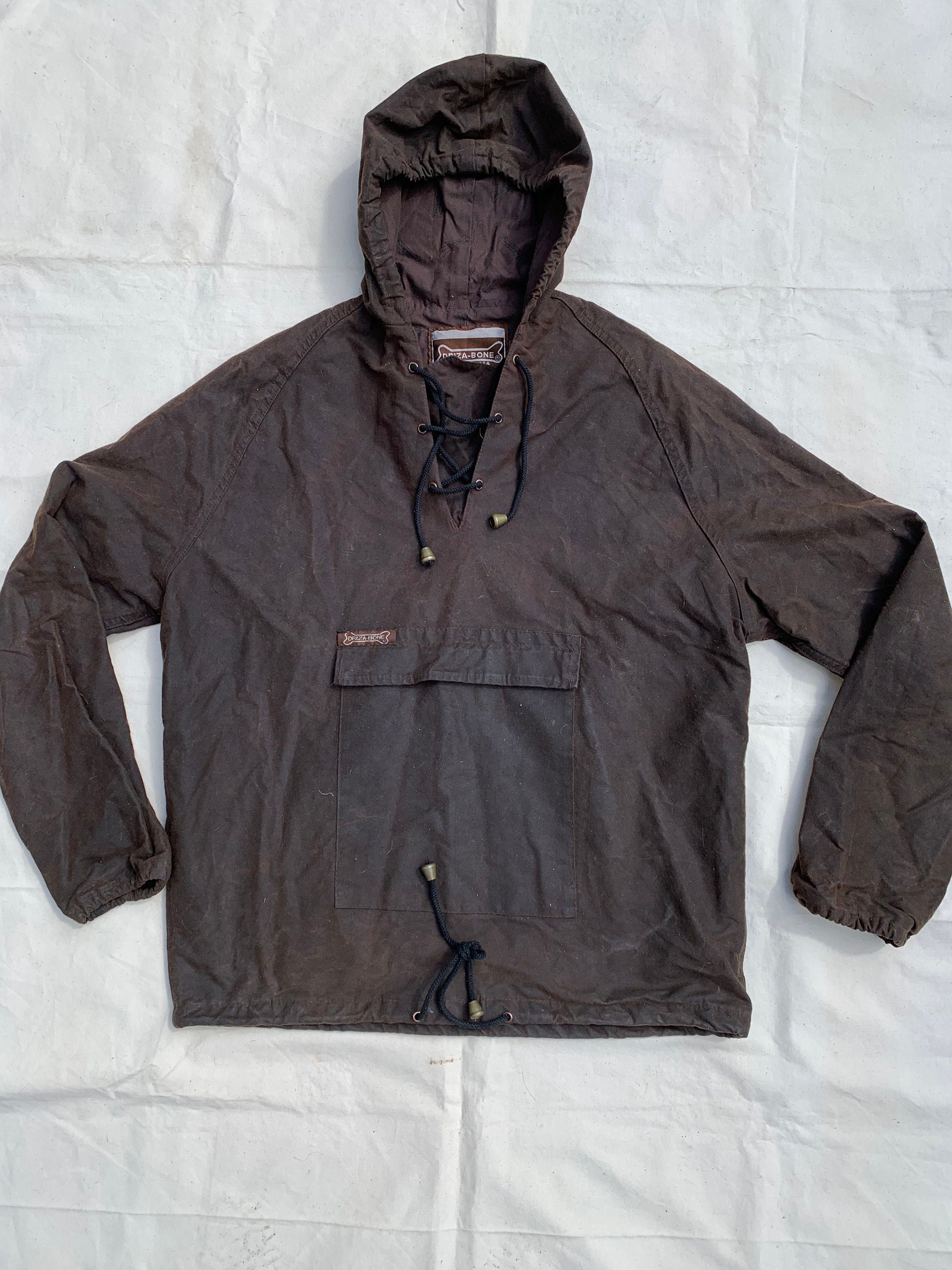 Rare Vintage Driza-bone Egyptian Waxed Cotton Parka, Smock