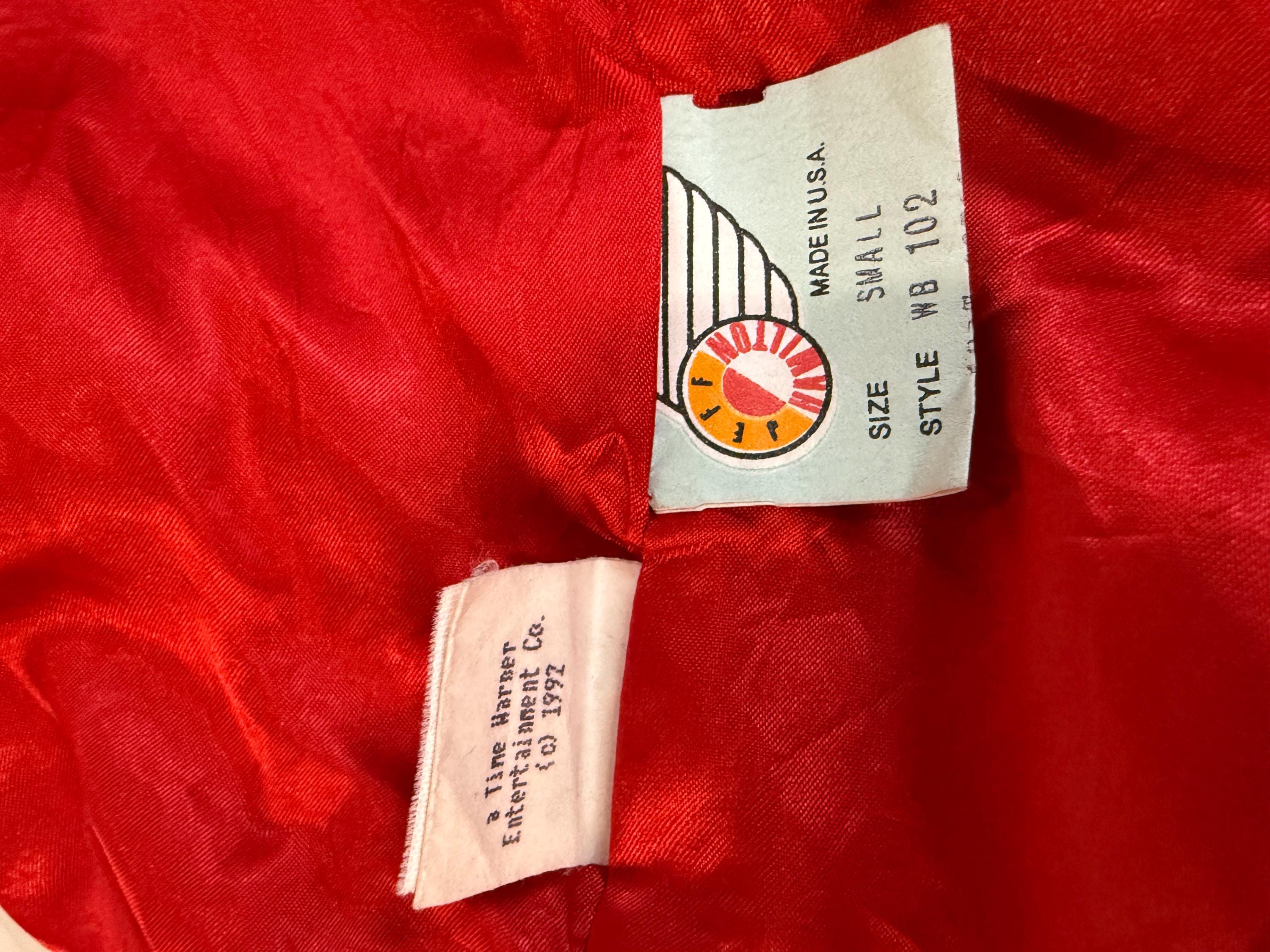 Vintage 1992 Looney Tunes Leather Varsity Jacket - Jeff Hamilton