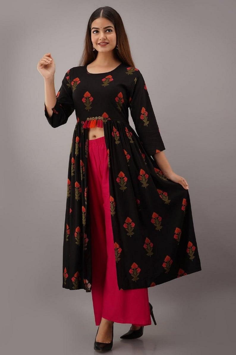 crop top with shrug and pant