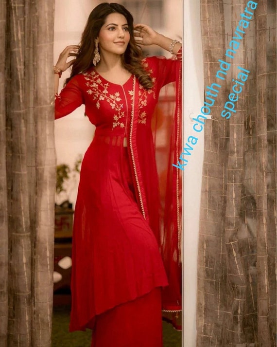 Karwa Chauth/diwali Special Red Color 