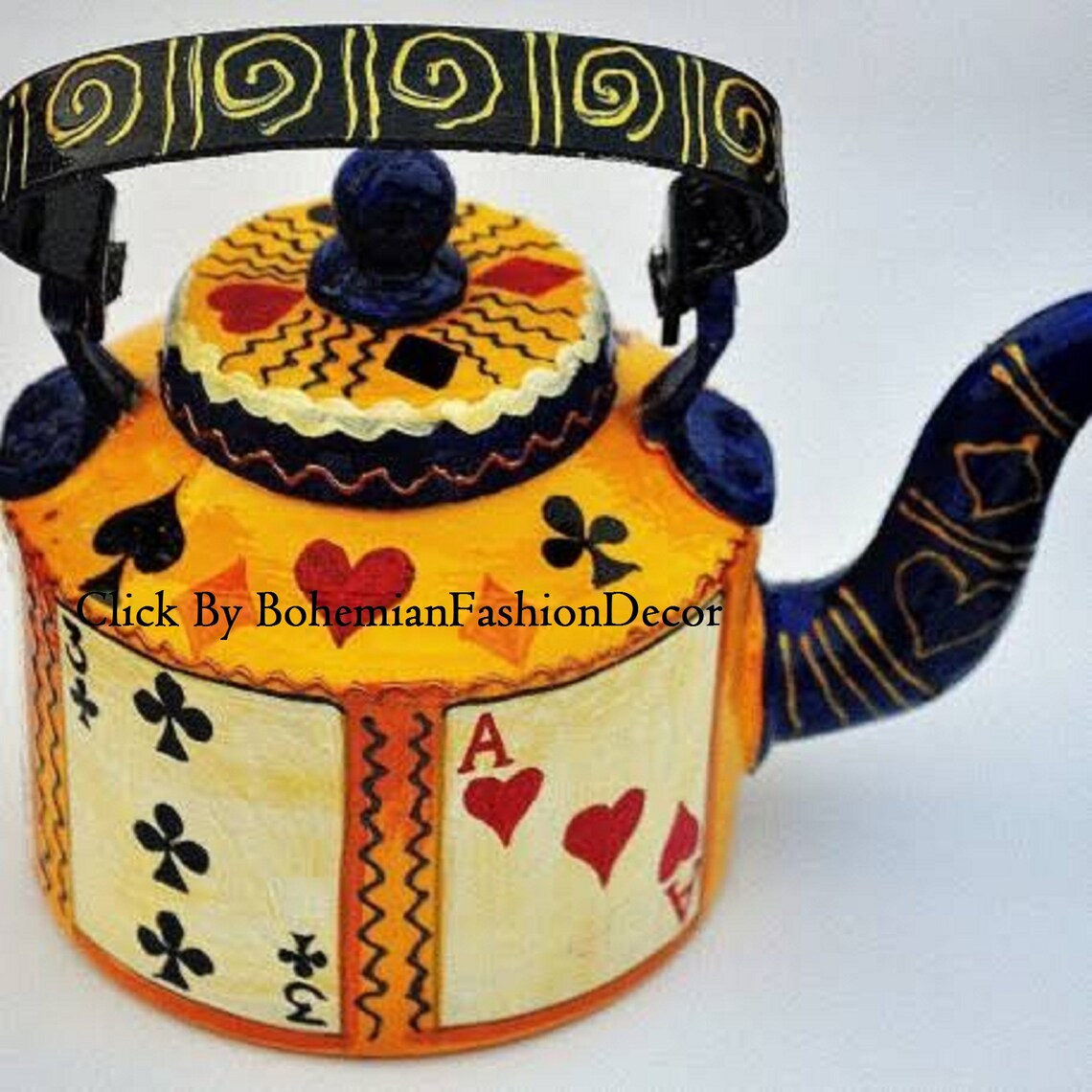 Multi Color Kettle Farmhouse Tea Kettle Kettle With Glass Etsy