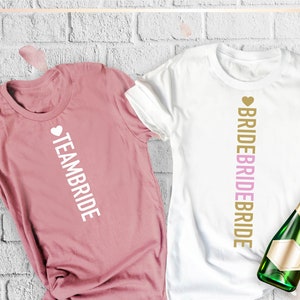 Bachelorette Party Shirt, Team Bride Shirt, Bridesmaid Shirt, Bridal Party Shirt, Bride Shirt, Bridesmaid Gift, Bridesmaid Tshirt
