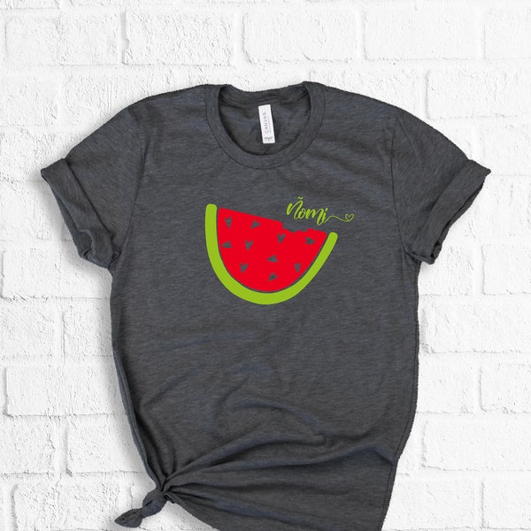 Watermelon Shirt, Summer Shirt, Clothing Custom, Shirt Personalized, T-Shirt, T-Shirt Custom Printed, Gift T-Shirt, woman
