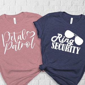 Petal Patrol Shirt, Ring Security Shirt, Ring Bearer Shirt Petal Patrol Shirt, Flower Girl Shirt, Wedding Rehearsal Shirt