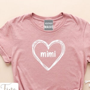 ミミシャツ、新しいミミシャツ、ミミTシャツ、母の日シャツ、おばあちゃんへのプレゼント、おばあちゃんシャツ、おばあちゃんTシャツ、妊娠のお知らせ