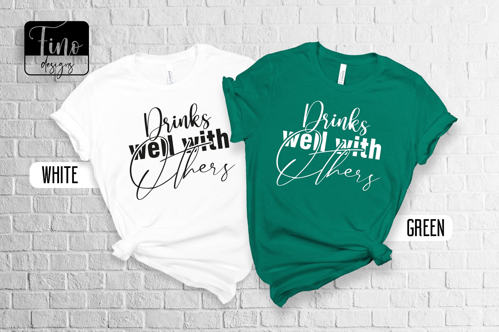 Drinks Well With Others Tshirt Funny Drink Shirt Funny - Etsy