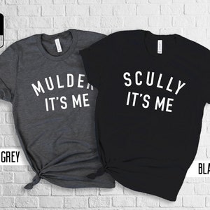 Mulder It's Me Shirt, Funny X-Files Shirt, Scully Its Me Shirt, Geeky Couples Shirt, Sci Fi Fans, Geek Gift, Nerd Gift, X Files Fan Active image 4