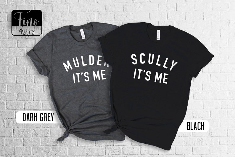 Mulder It's Me Shirt, Funny X-Files Shirt, Scully Its Me Shirt, Geeky Couples Shirt, Sci Fi Fans, Geek Gift, Nerd Gift, X Files Fan Active image 4