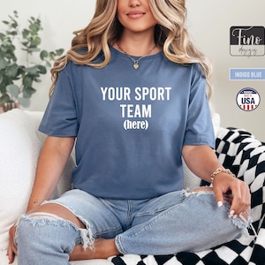 Custom Sport Shirt, Custom Shirt, Team Shirt, Name and Number, Your Custom Team, Personalized Sport Team Shirt